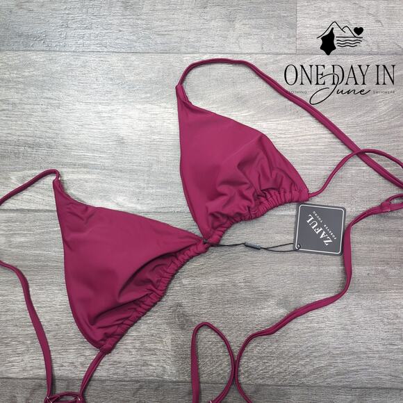 Zaful Triangle Bikini Top Size L - Picture 1 of 3